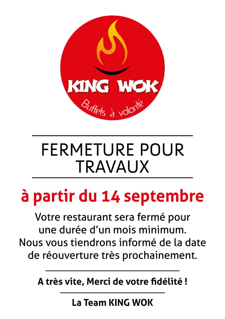 Photo Fermeture exceptonnelle